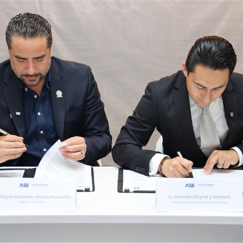 LA ASE FIRMA CONVENIO CON EL COLEGIO DE INGENIEROS CIVILES DEL ESTADO DE PUEBLA